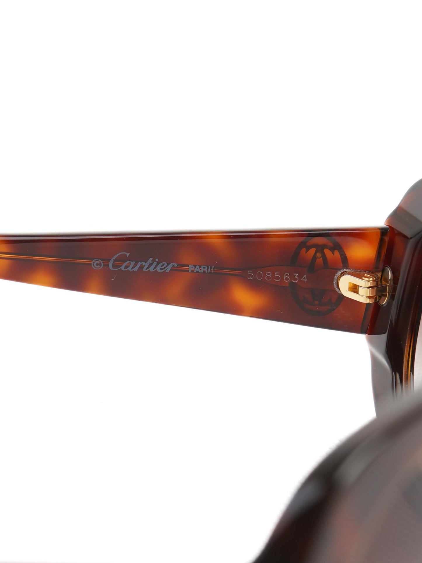 excellent cartier women’s sunglasses orange tortoiseshell frame