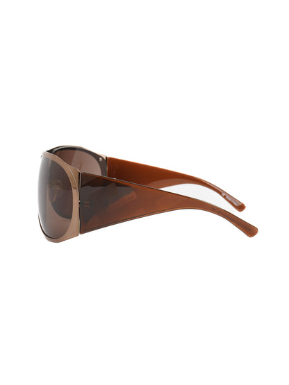 Excellent Givenchy Orange Acetate Pilot Sunglasses for Women