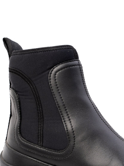 Excellent Stella McCartney Black Leather Ankle Boots Size 36