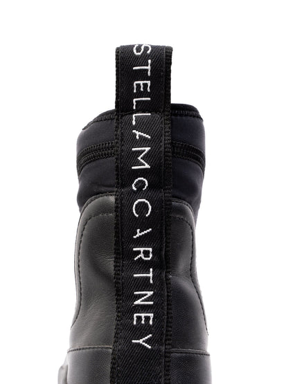 Excellent Stella McCartney Black Leather Ankle Boots Size 36
