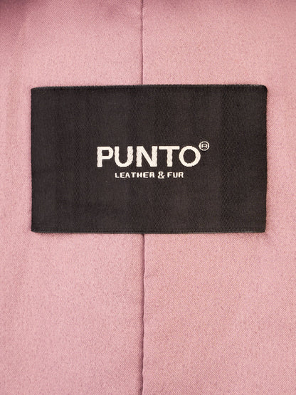 Perfect Punto Purple Fur-Textured Coat Size M - Women’s Wear