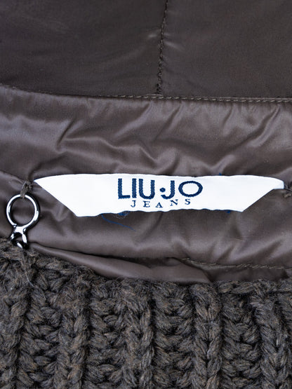 Good Liu Jo Gray Nylon Puffer Jacket Size S