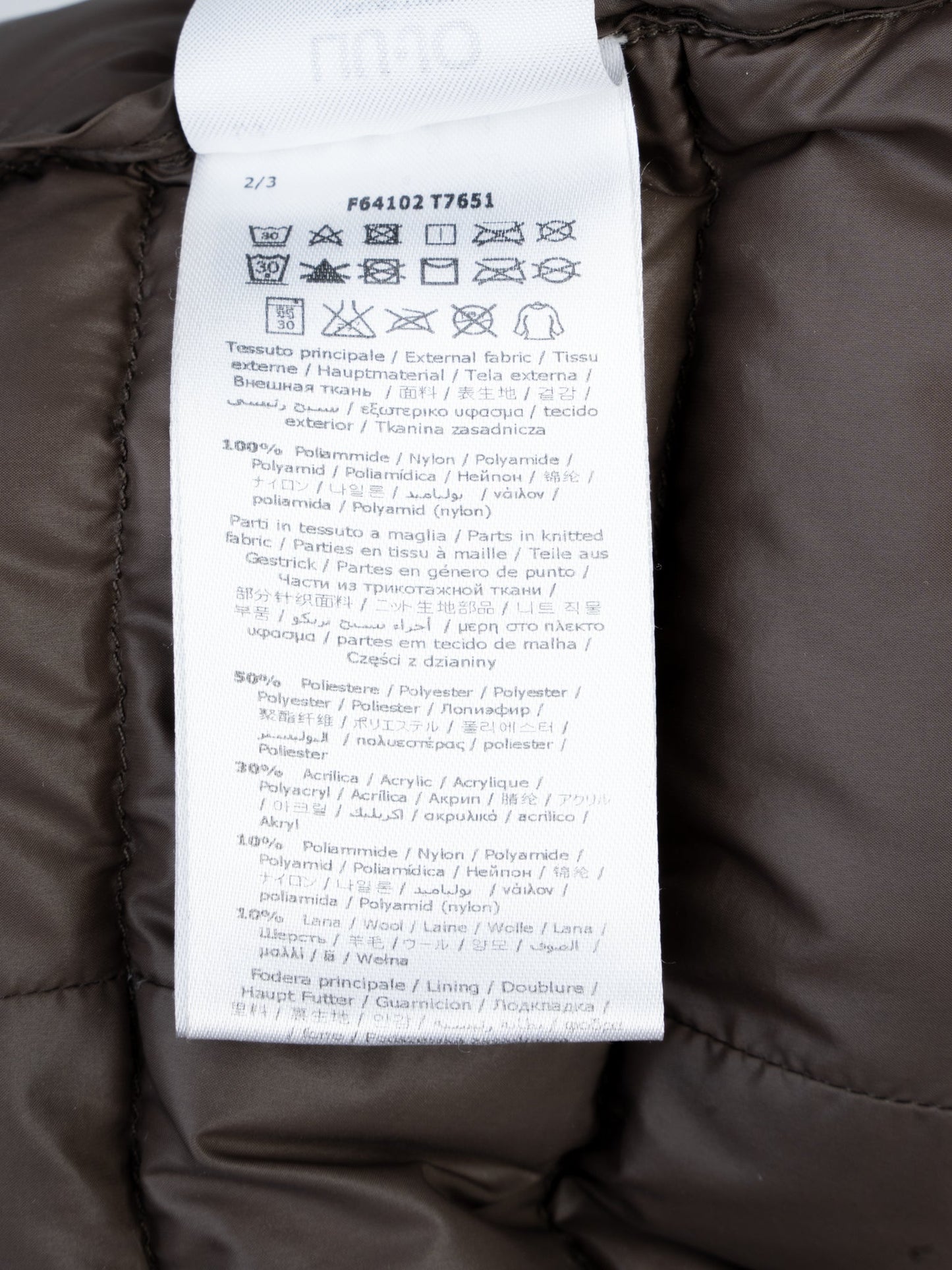 good liu jo gray nylon puffer jacket size s