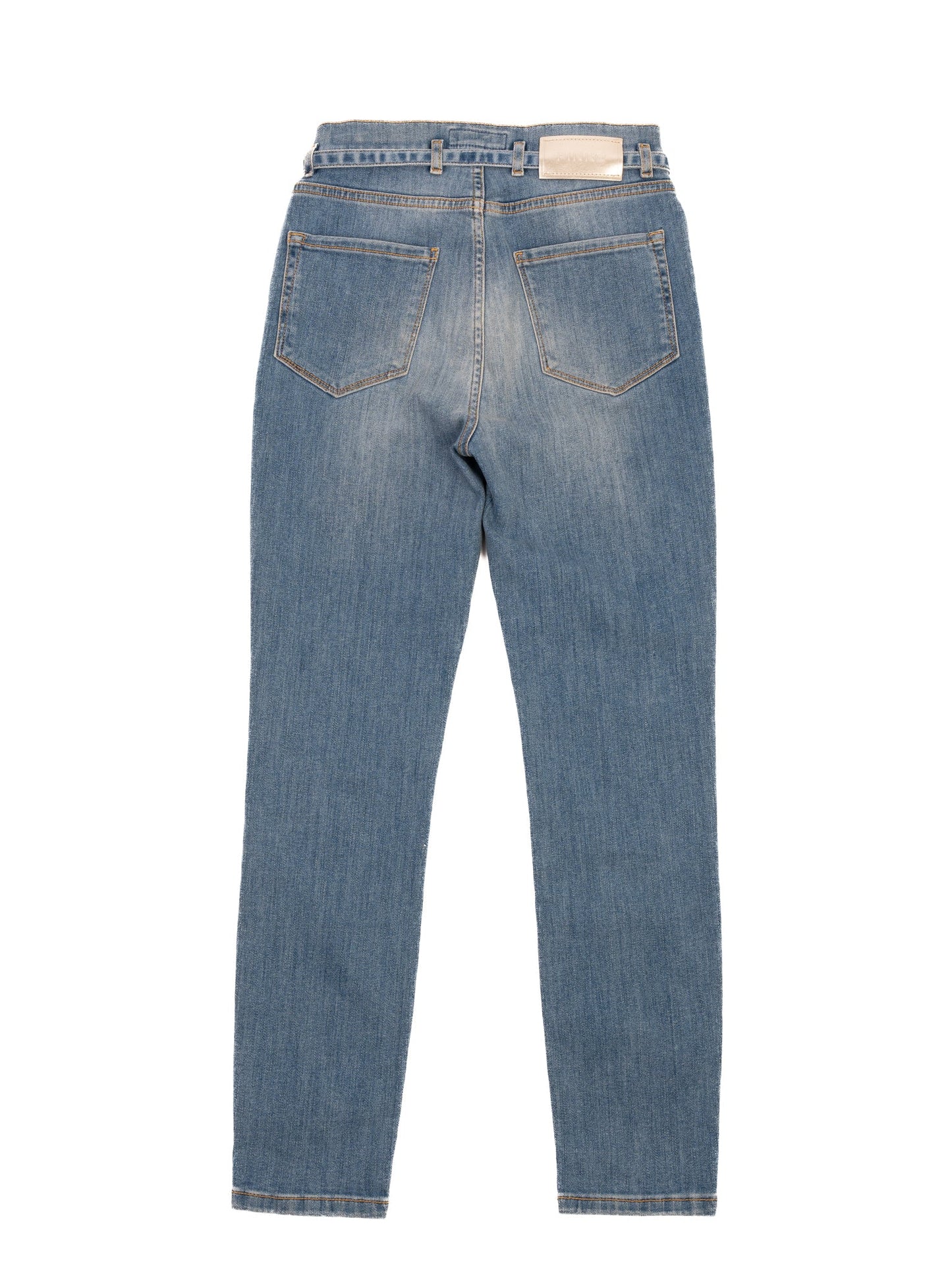 excellent pinko blue jeans size s with pinko belt