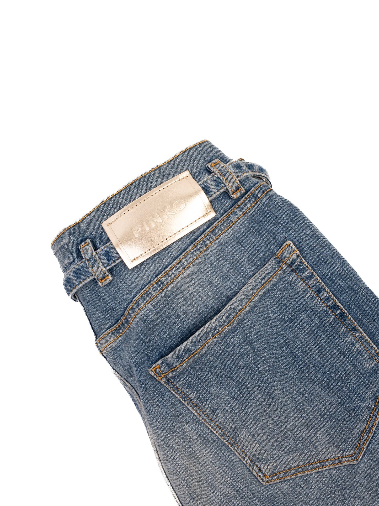 excellent pinko blue jeans size s with pinko belt