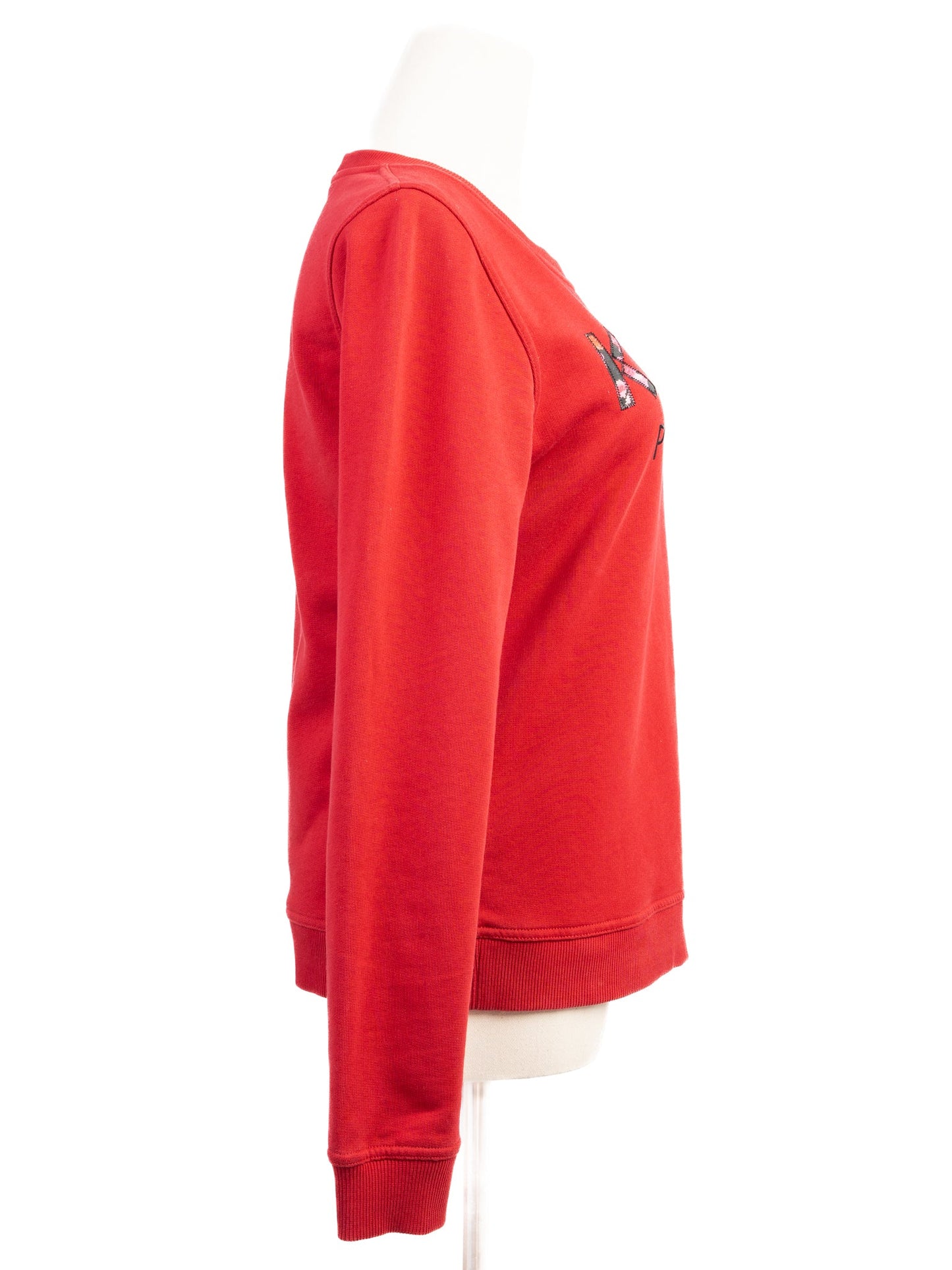 excellent kenzo red sweatshirt cotton women long sleeve kenzo paris