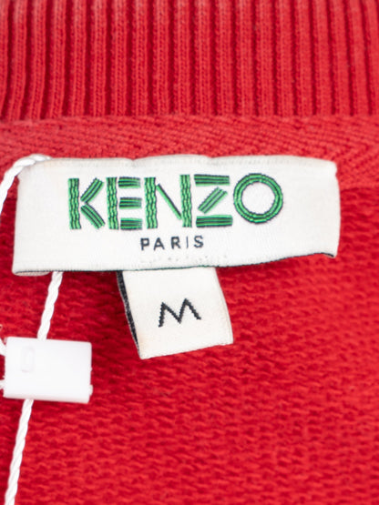 Excellent Kenzo Red Sweatshirt Cotton Women Long Sleeve KENZO PARIS
