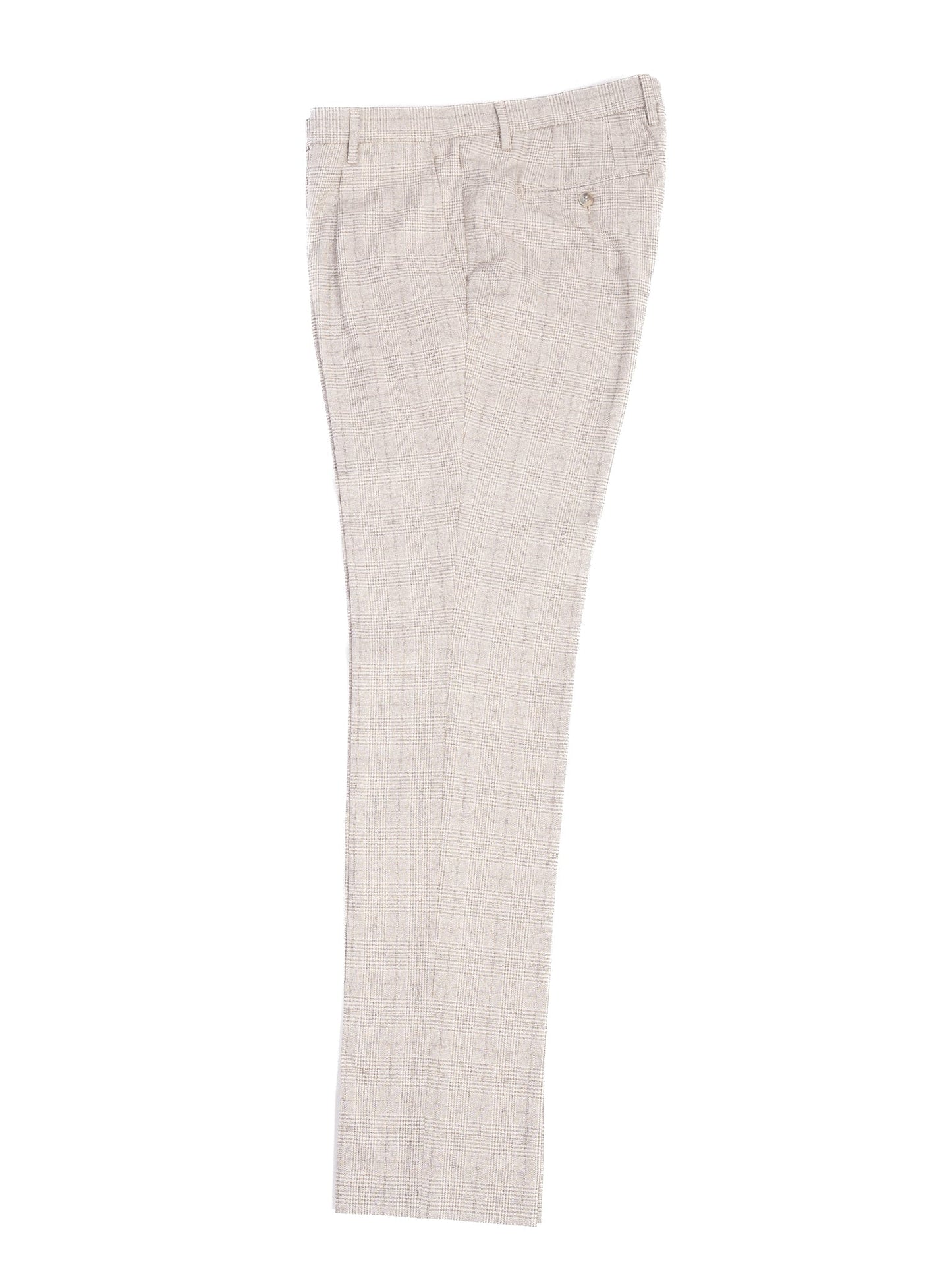 new hackett gray cotton dress pants xl check pattern