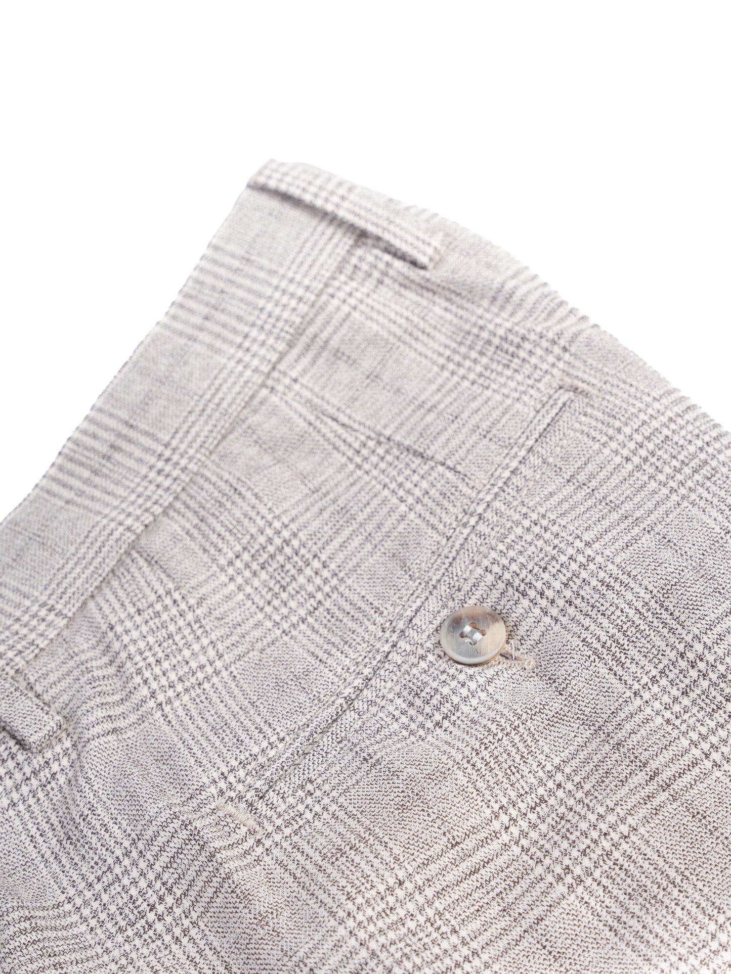 new hackett gray cotton dress pants xl check pattern