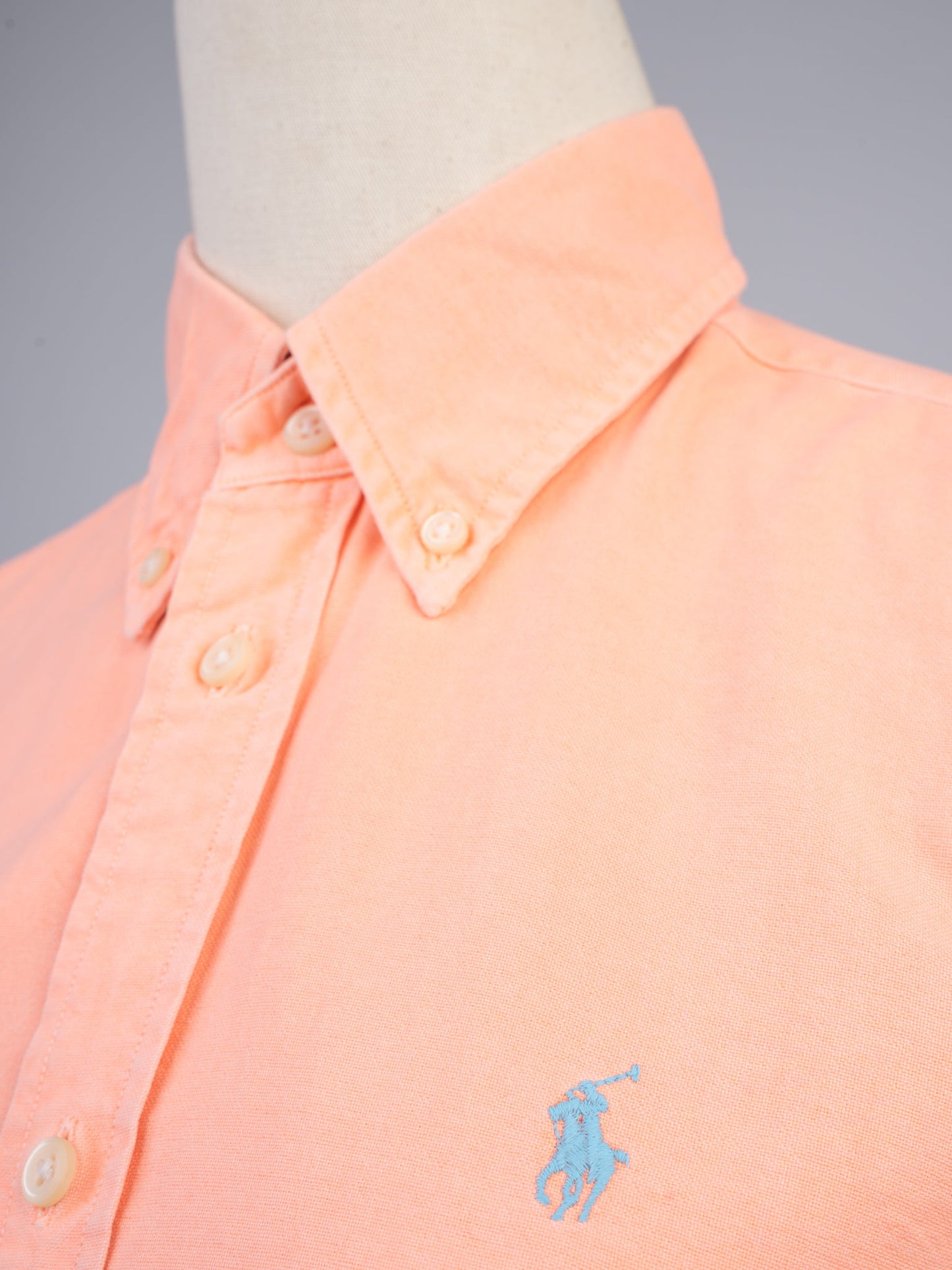 excellent polo ralph lauren pink cotton shirt size m women