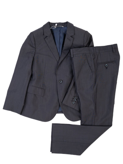 Excellent Dolce Gabbana Gray Wool Suit for Kids Size 8