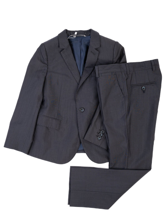 Excellent Dolce Gabbana Gray Wool Suit for Kids Size 8