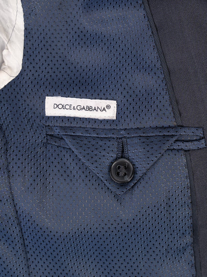 Excellent Dolce Gabbana Gray Wool Suit for Kids Size 8