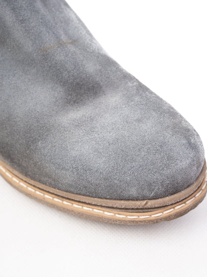 Perfect Gianfranco Ferrè Gray Leather Quilted Boots Size 39
