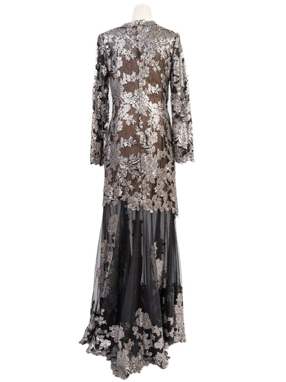 NEW Tadashi Elegant Long Sleeve Dress Combined Size M