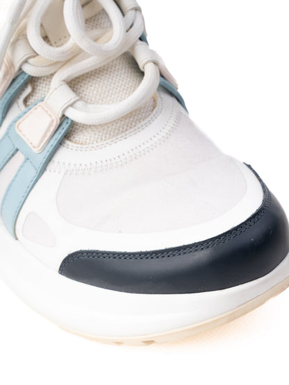 Excellent Louis Vuitton Women's Sneakers Combined Leather Design