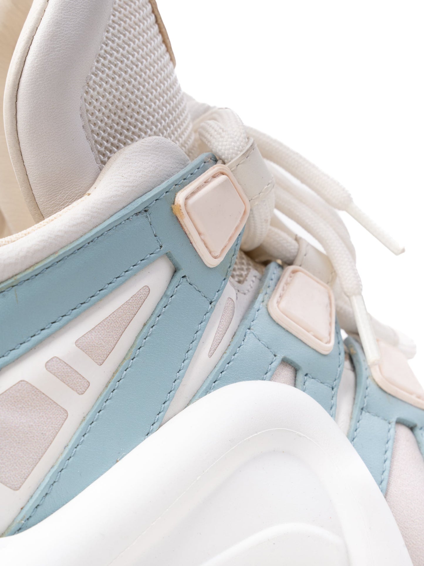 excellent louis vuitton women's sneakers combined leather design