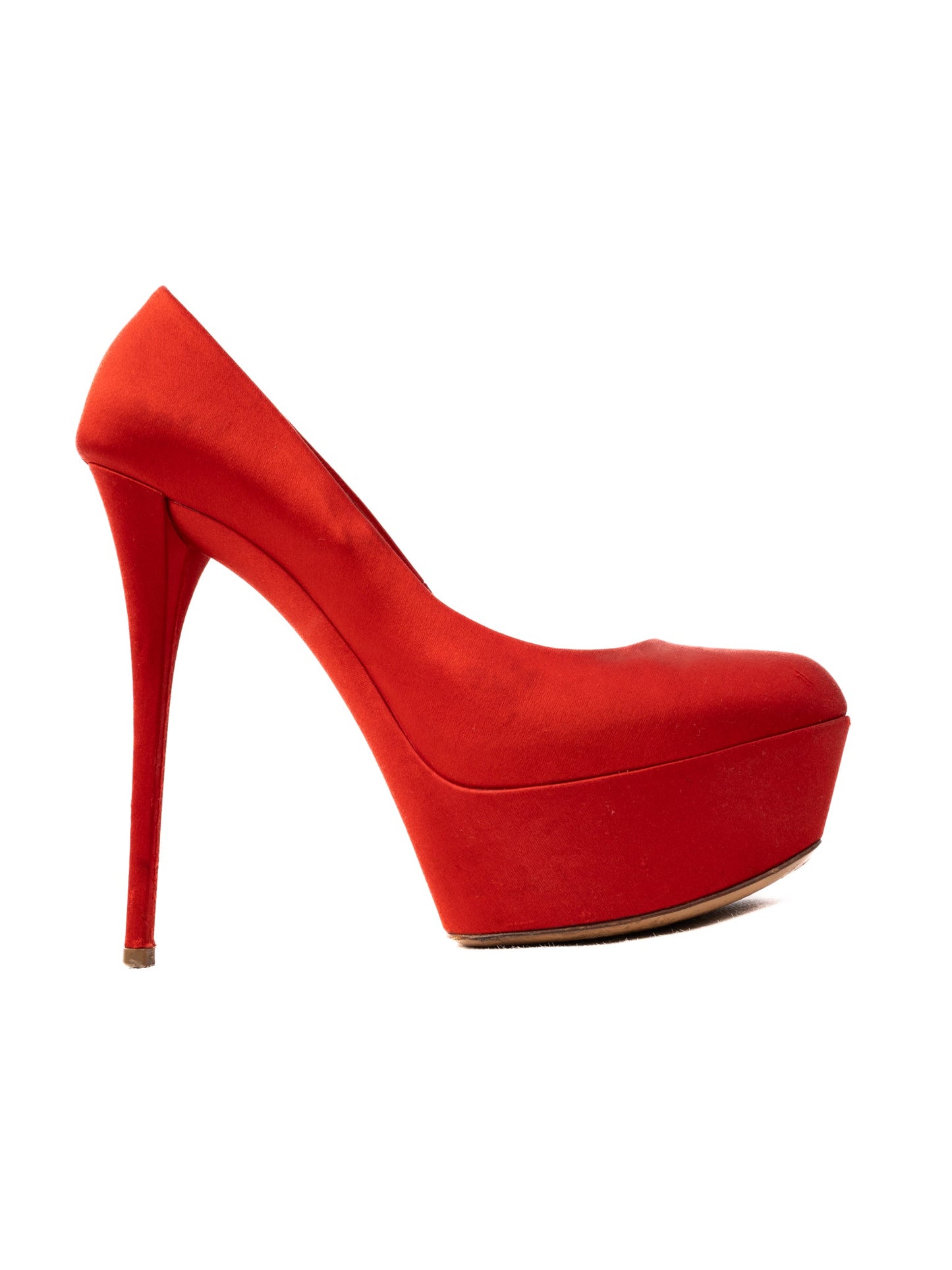 excellent casadei red high heel platform shoes size 37