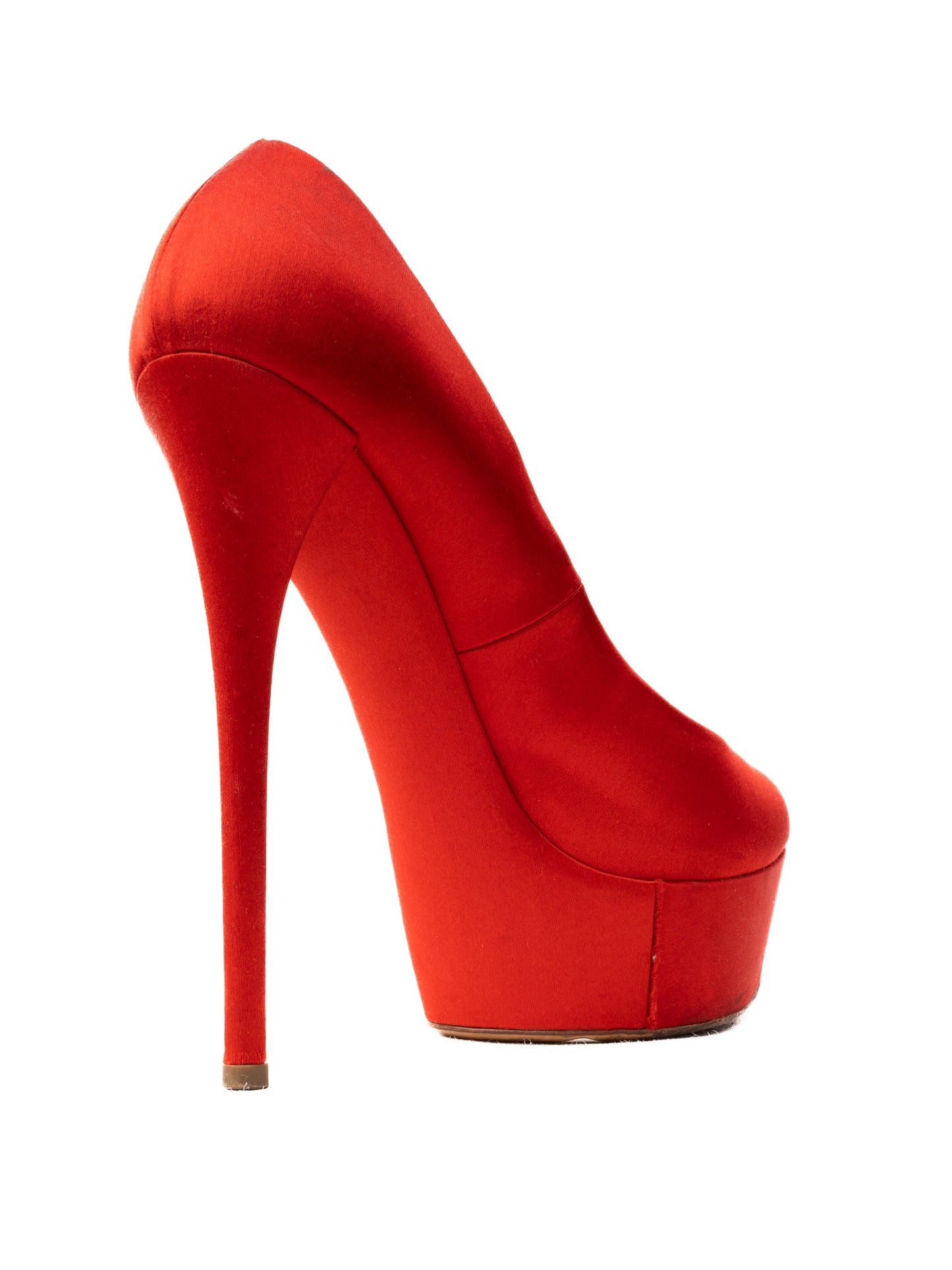 excellent casadei red high heel platform shoes size 37
