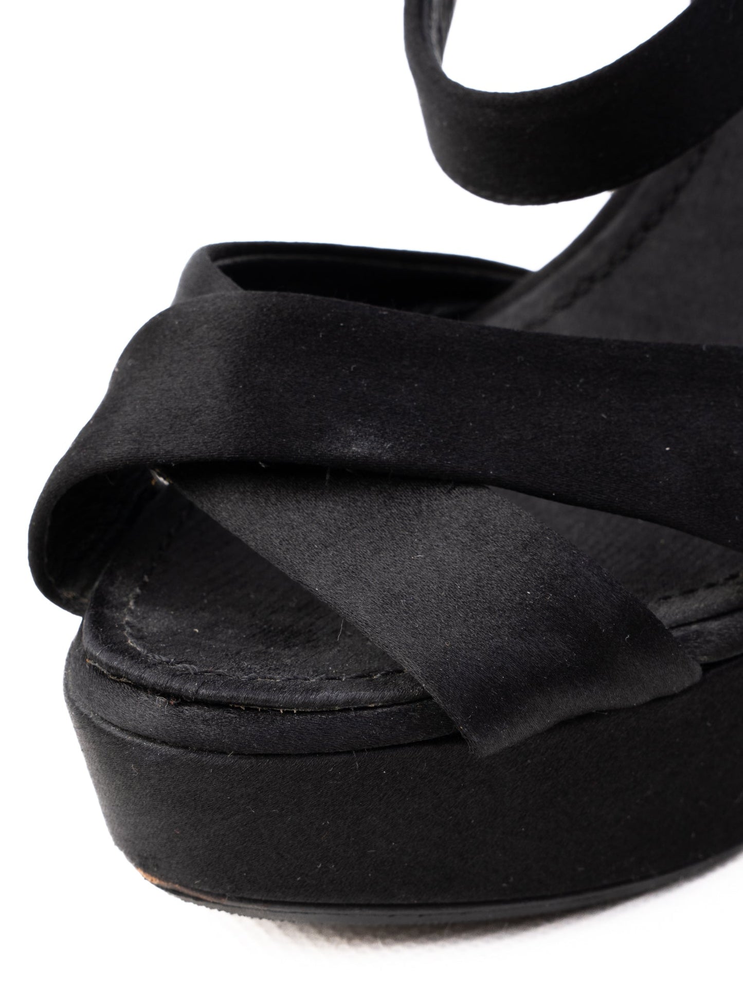 excellent dior black high-heeled sandals size 36.5 with jewels