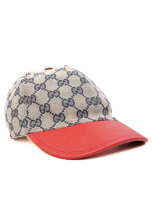 Gucci Kids Baseball Cap Red Brim Perfect Condition Size 7