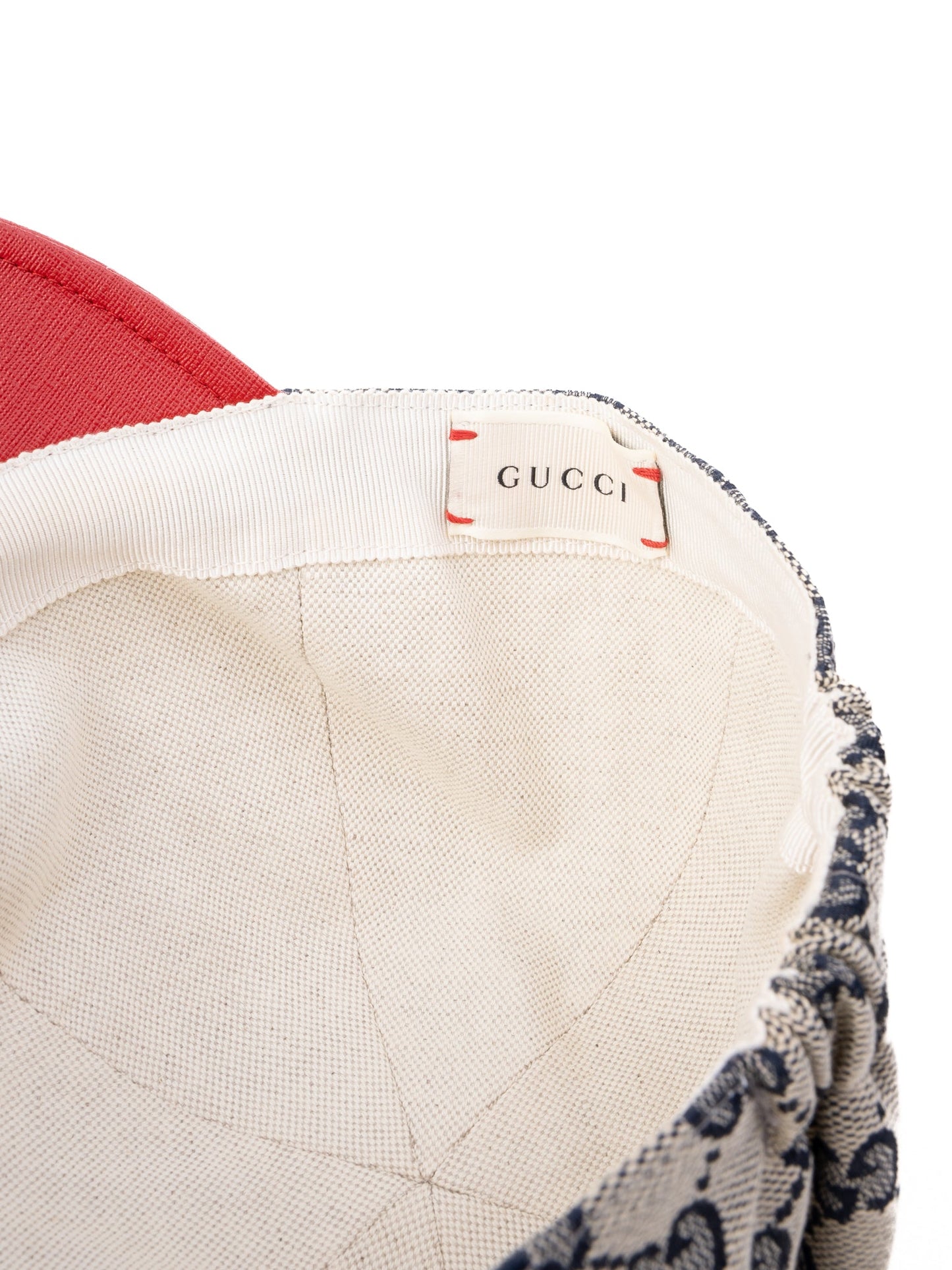 gucci kids baseball cap red brim perfect condition size 7