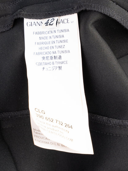 Excellent Versace Black Dress Size L Polyester with Straps