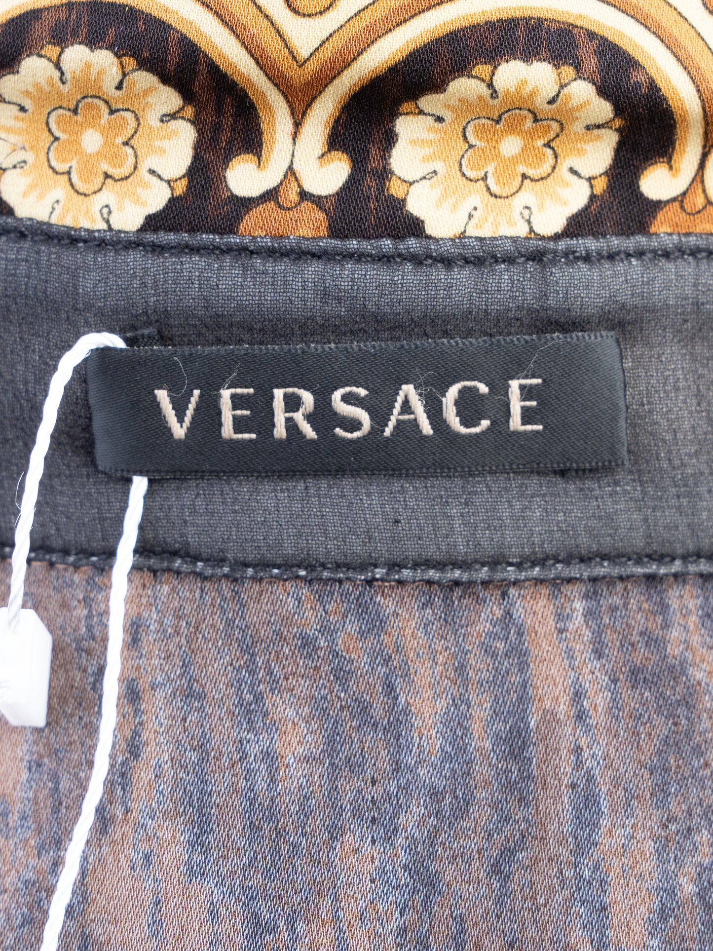 excellent versace womenõs long-sleeve blouse silk size l combined