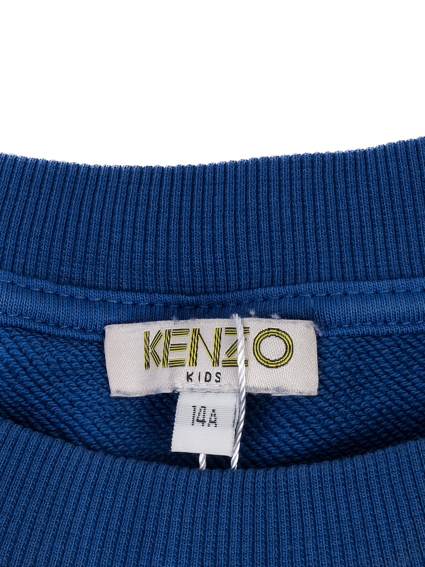 excellent kenzo kids blue cotton sweatshirt size 14 with animal graphics