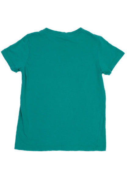 Excellent Fendi Kids Green T-Shirt Size 12 with Crown Design