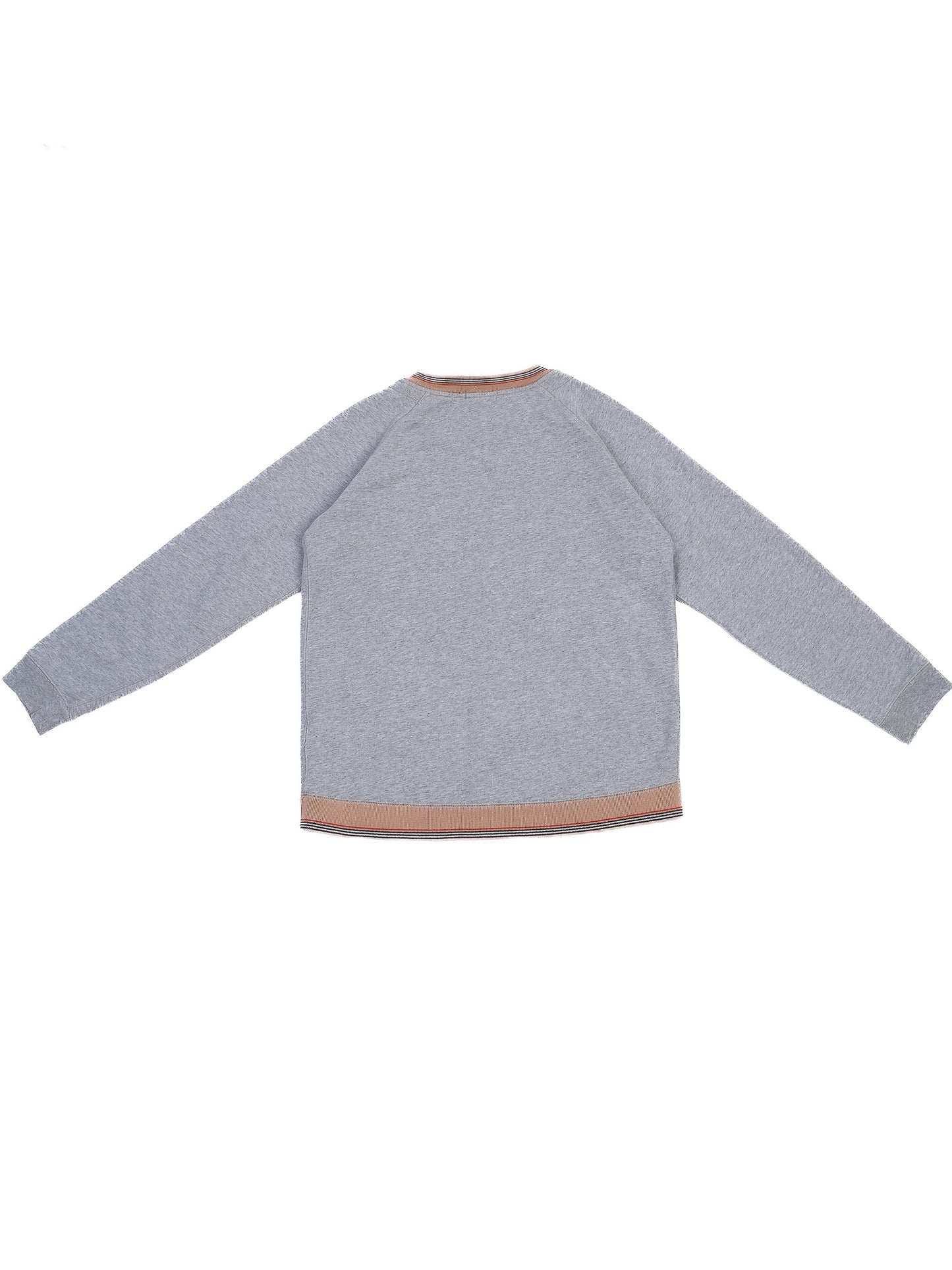 excellent burberry kids sweatshirt gray wool size 12