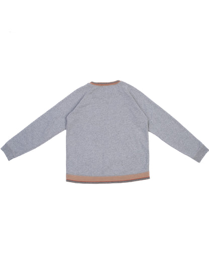 Excellent Burberry Kids Sweatshirt Gray Wool Size 12