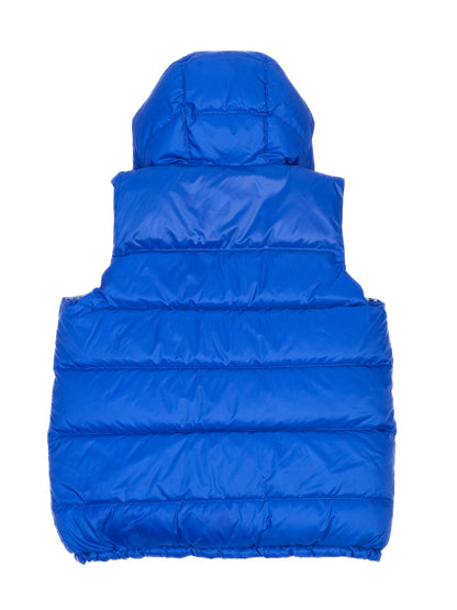 Excellent Burberry Blue Puffer Vest for Kids Size 14