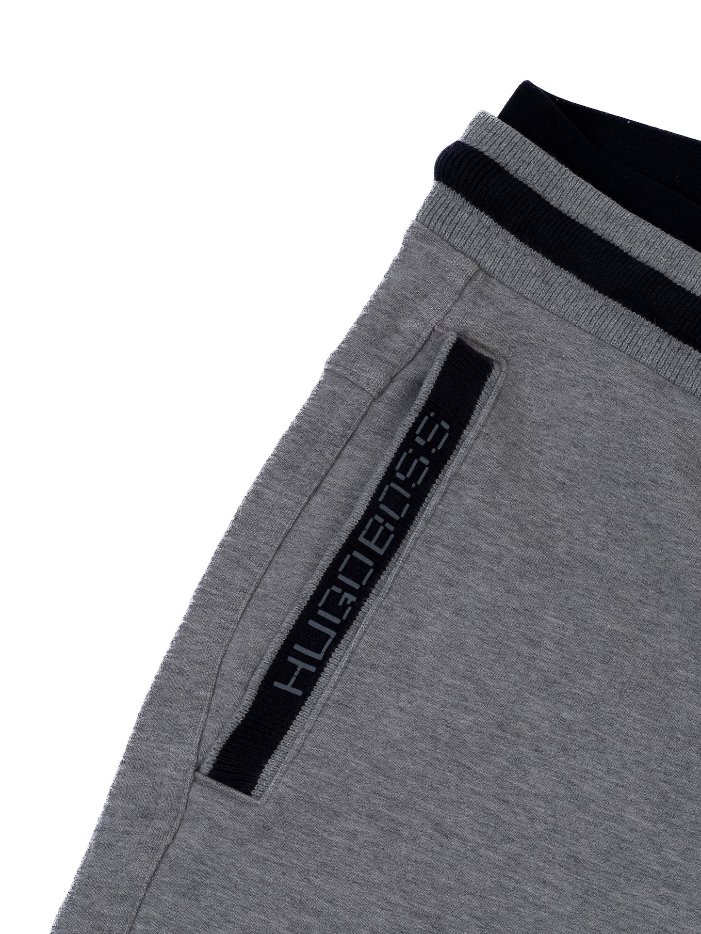 excellent hugo boss gray cotton hoodie & jogger set size 12 for kids