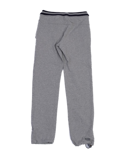 Excellent Hugo Boss Gray Cotton Hoodie & Jogger Set Size 12 for Kids