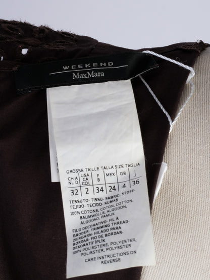 Weekend MaxMara Orange Cotton Dress Excellent Condition Women's Size