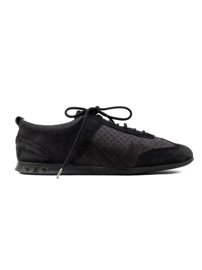 Good Louis Vuitton Black Sneakers Leather Low Profile Women’s Shoes