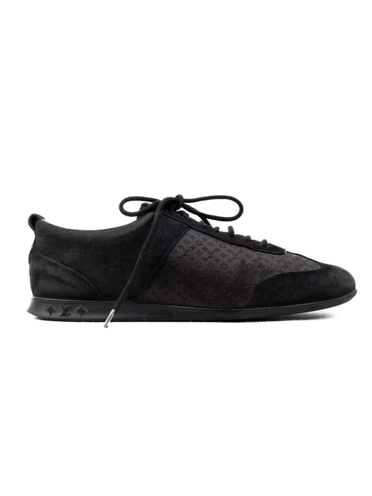 Good Louis Vuitton Black Sneakers Leather Low Profile Women’s Shoes