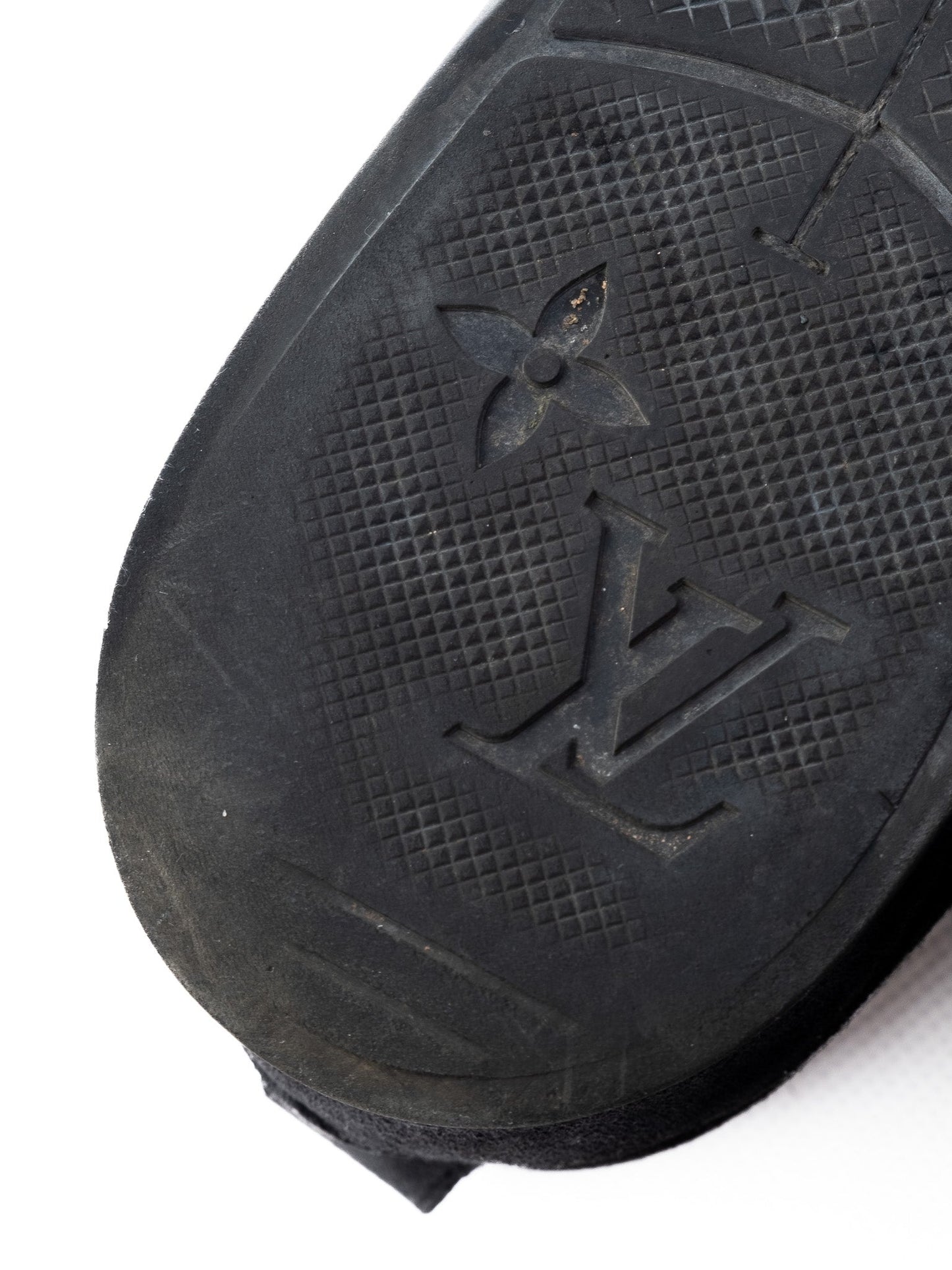 good louis vuitton black sneakers leather low profile women’s shoes