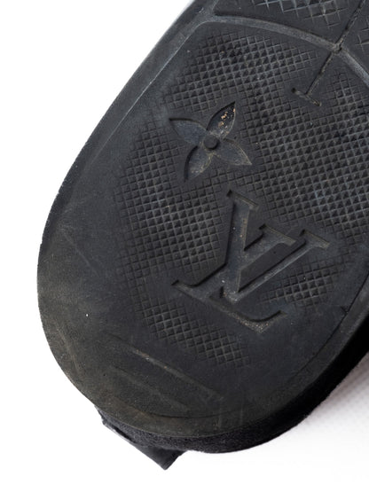 Good Louis Vuitton Black Sneakers Leather Low Profile Women’s Shoes