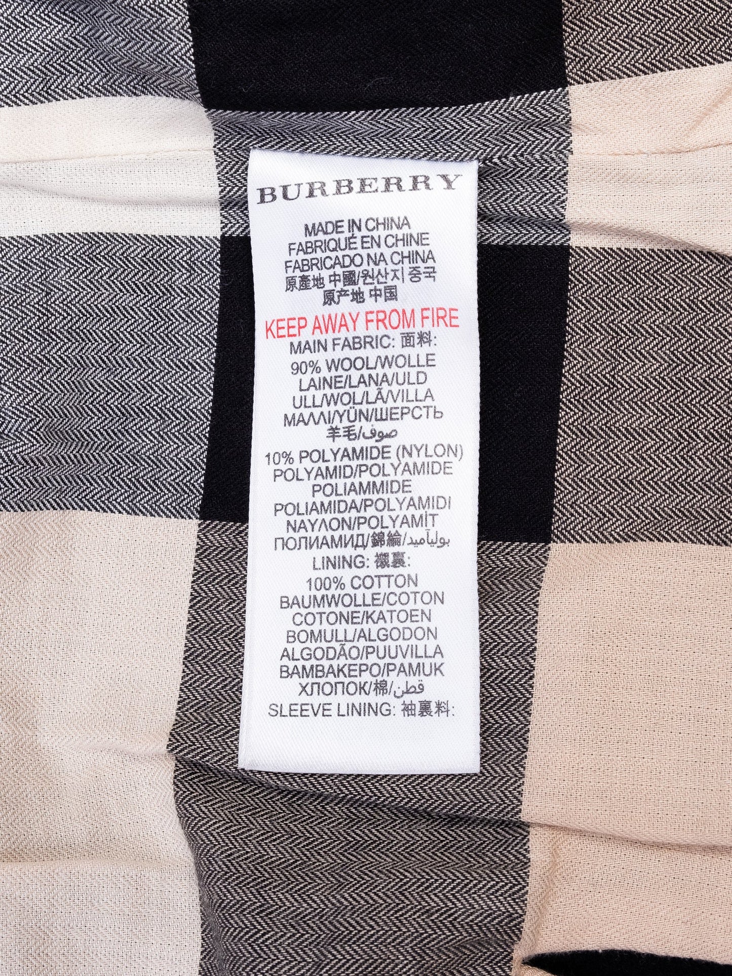 excellent burberry black wool peacoat for kids, size 10