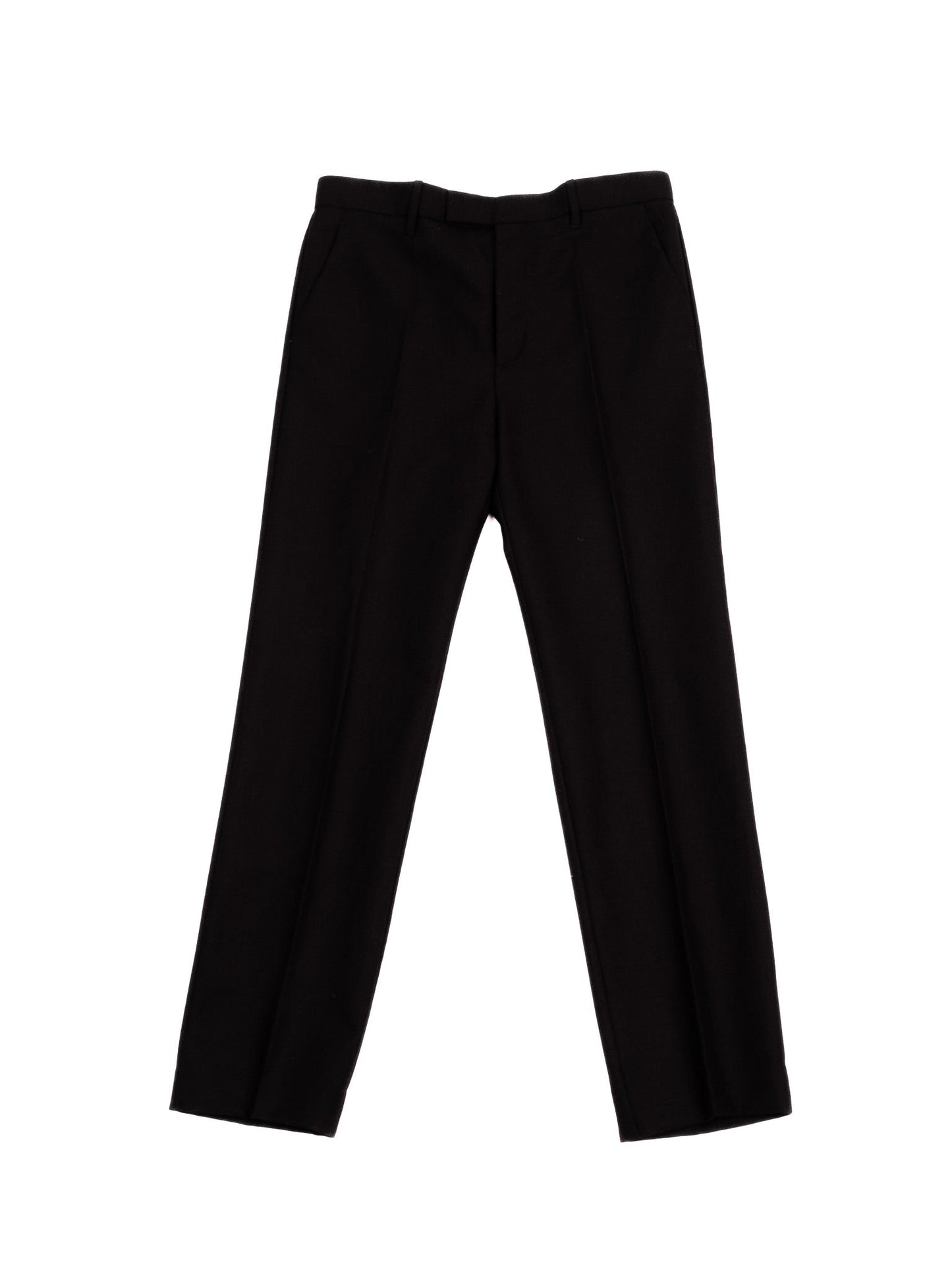 excellent gucci black wool dress pants size m for men