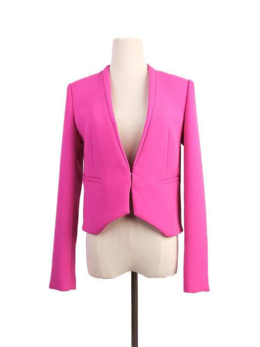 Excellent Diane von Furstenberg Pink Blazer Size S Polyester