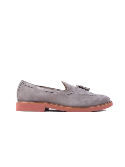 Polo Ralph Lauren Gray Genuine Suede Loafers Size 39.5