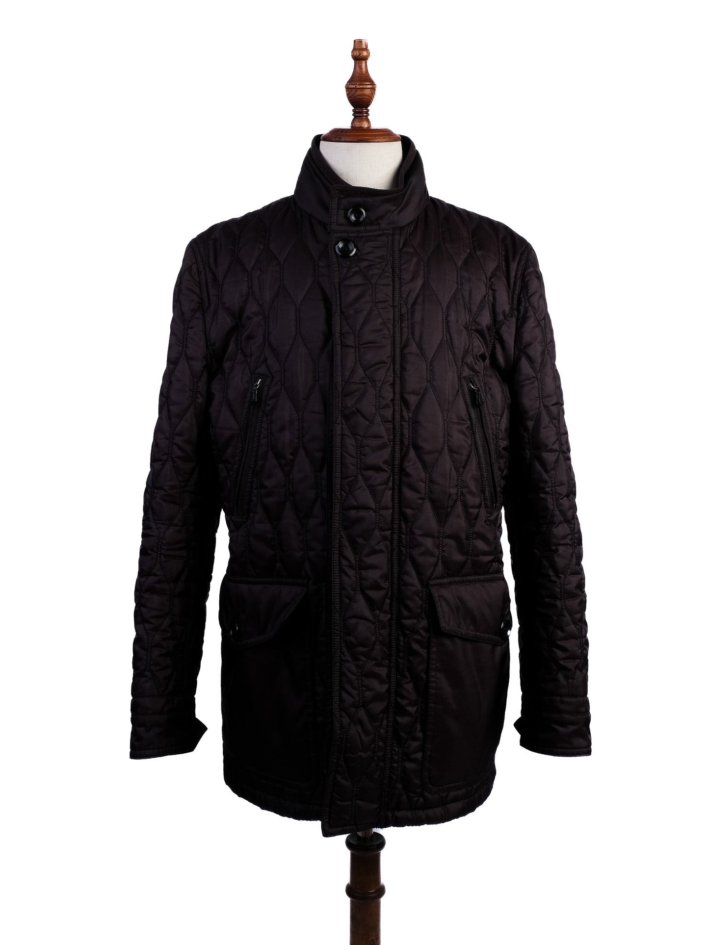tom ford black quilted jacket men excellent condition