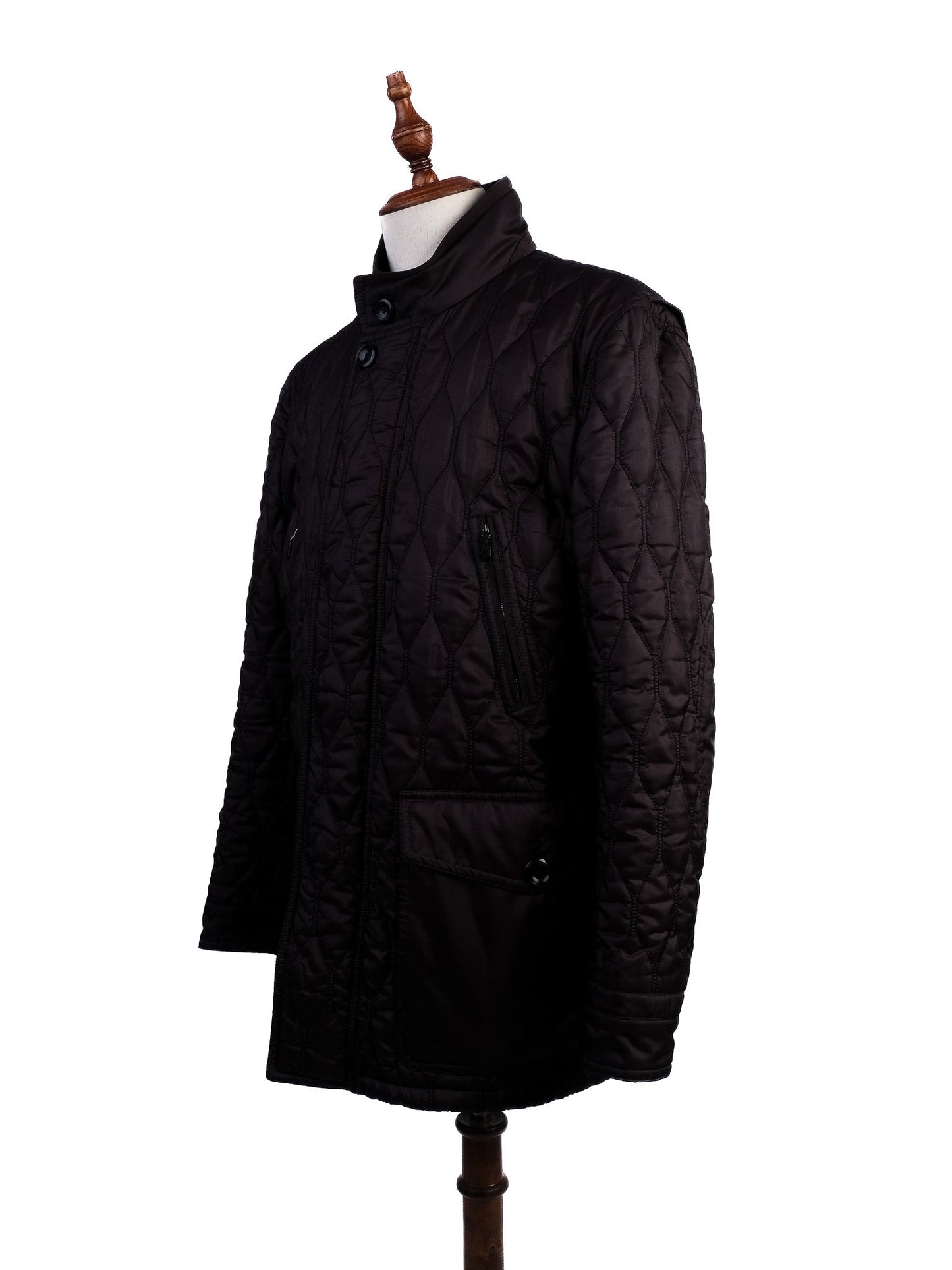 tom ford black quilted jacket men excellent condition