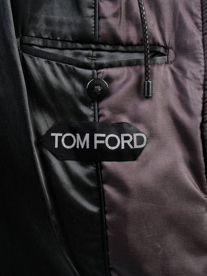 Tom Ford Black Quilted Jacket Men Excellent Condition