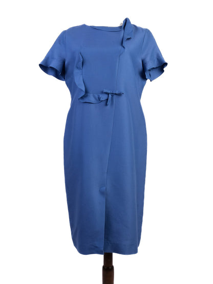 Excellent Valentino Pink Silk Knee-Length Dress Size Not Specified