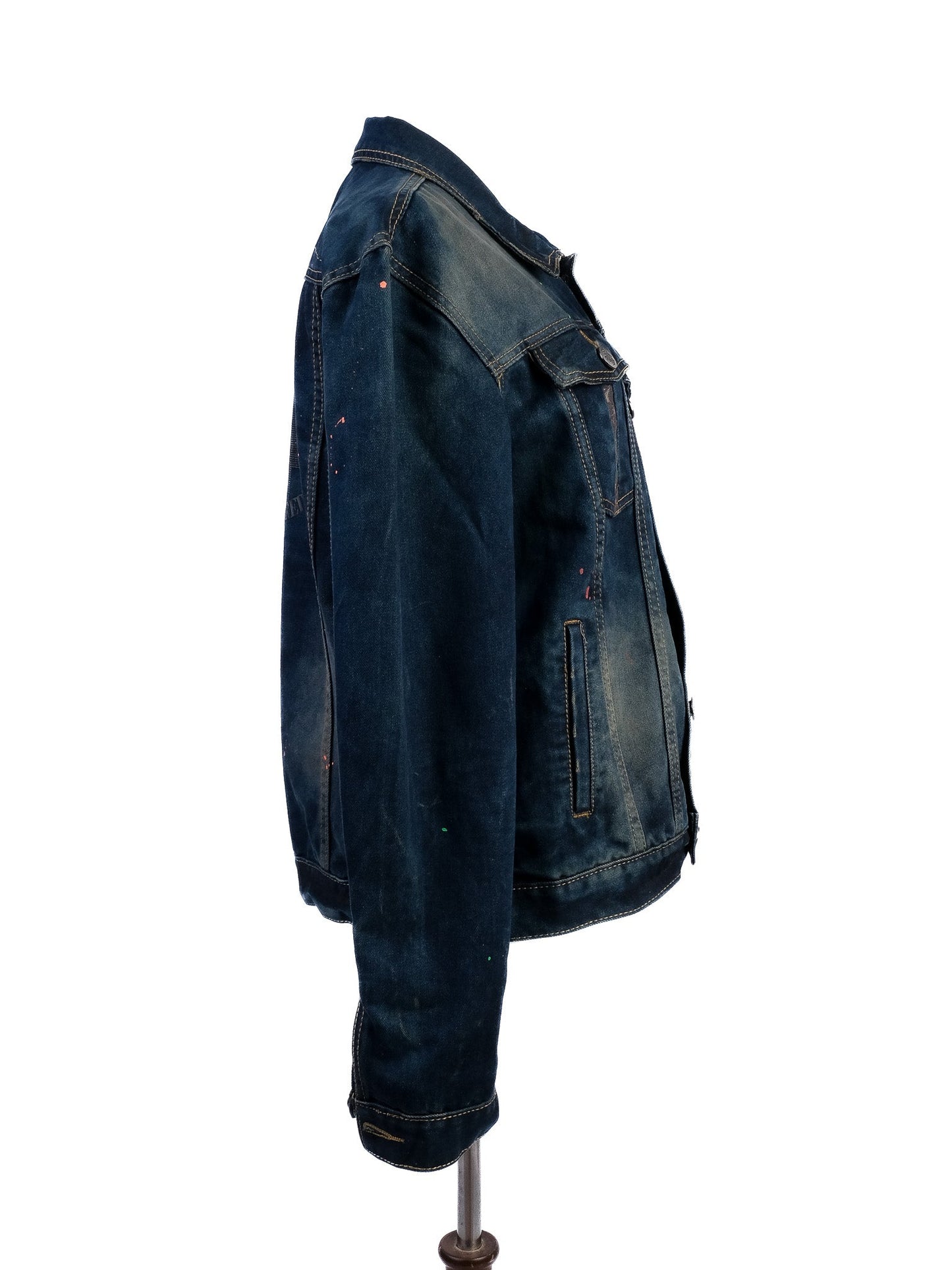 dsquared2 women's blue denim jacket excellent condition size l