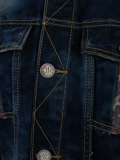 Dsquared2 Women's Blue Denim Jacket Excellent Condition Size L